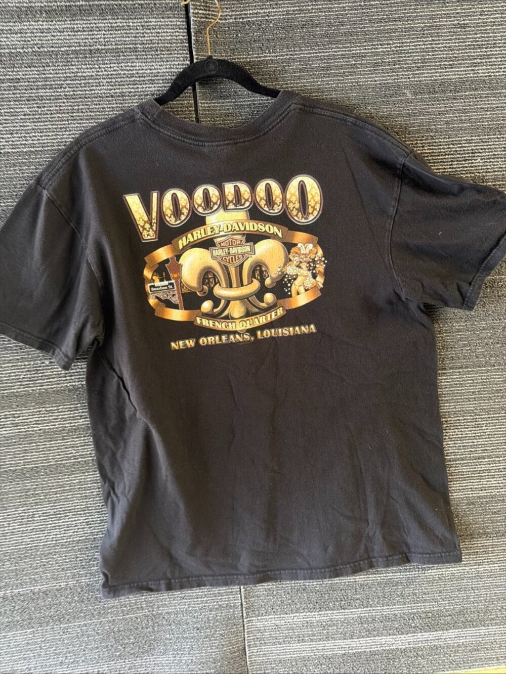 2009 Harley Davidson Voodoo New Orleans, LA Black T-Shirt XL